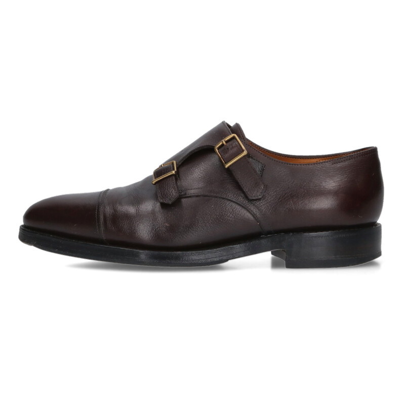 ジョンロブ JOHNLOBB 大きさ:7.5EE  WILLIAM ウィリアム ダブルモンクストラップシューズ(赤銅色)【504062】【BS99】【メンズ】【小物】【中古】bb51#rinkan*B