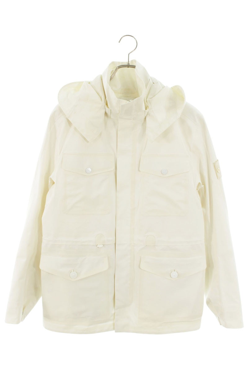 ストーンアイランド STONEISLAND　 サイズ:S 671542129 GHOST PIECE ダウンライナー付きナイロンブルゾン(ホワイト)【304062】【BS99】【メンズ】【中古】bb51#rinkan*B