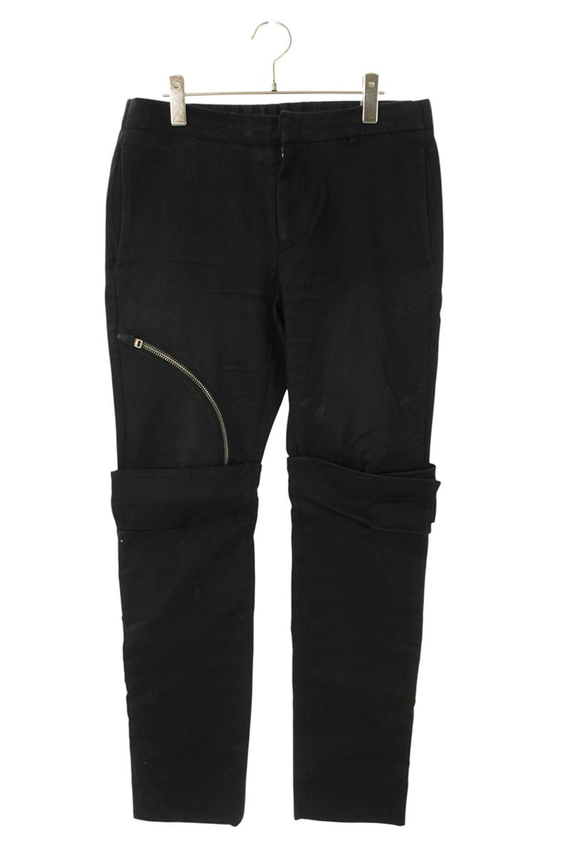ジバンシィ GIVENCHY　 サイズ:48 BM50T813N8 レイヤードカーゴロングパンツ(ブラック)【104062】【OM10】【メンズ】【中古】bb429#rinkan*C