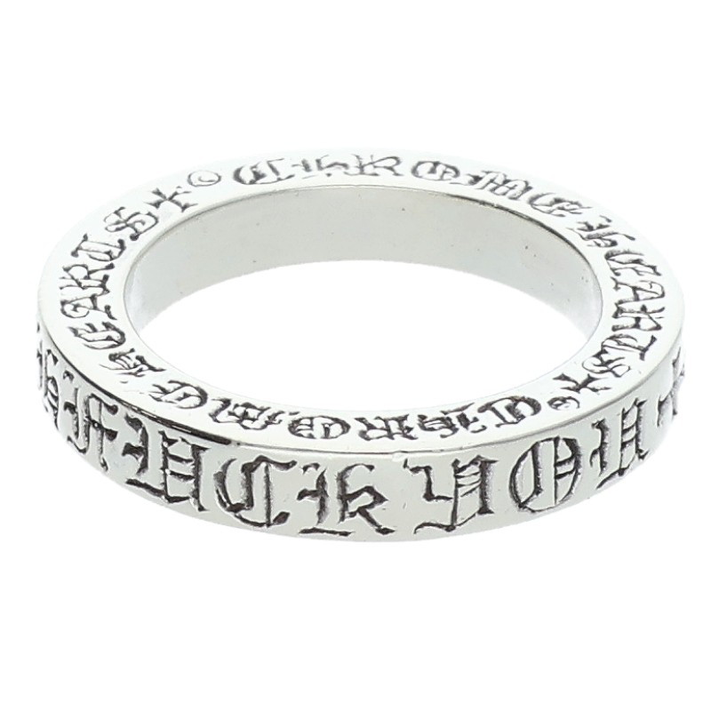 クロムハーツ Chrome Hearts 大きさ:6.5号  3粍 SPACER FUCKYOU 3粍スペーサーファックユー しろがね色輪っか(しろがね色 4.95g)【105062】【HJ12】【小物】【中古】bb51#rinkan*B