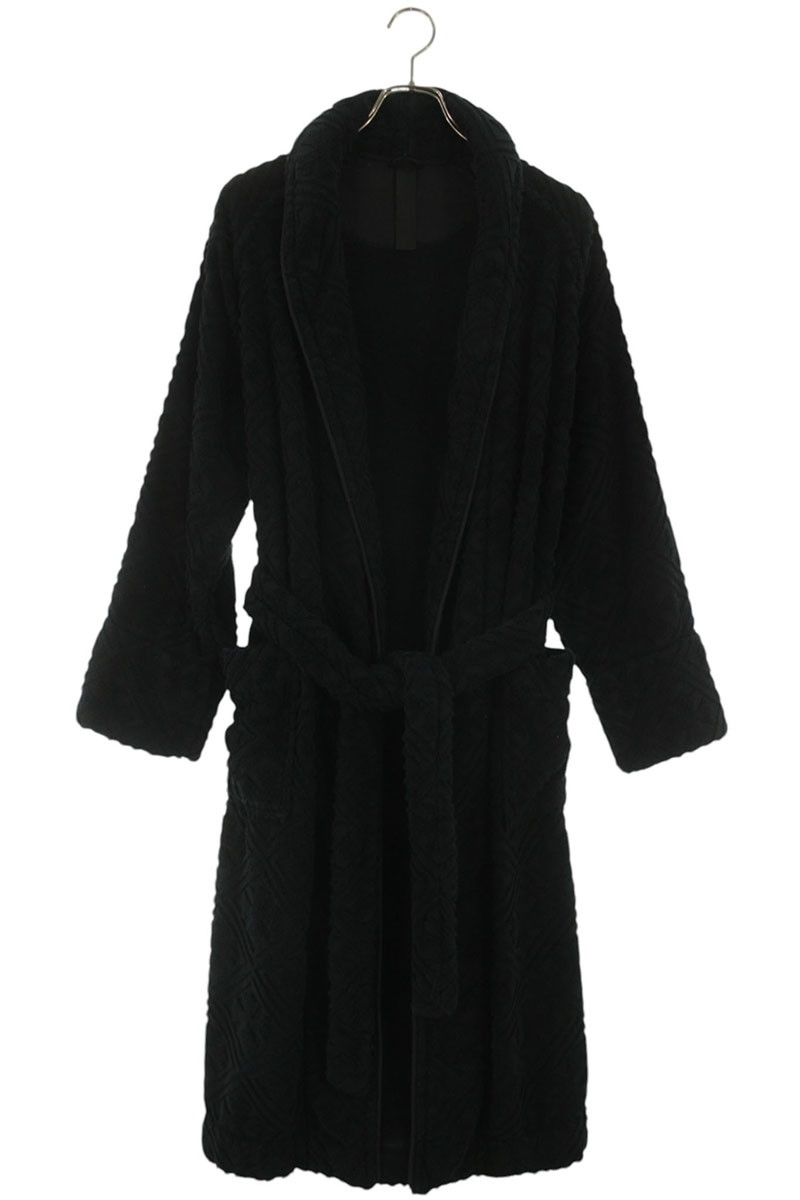 クロムハーツ Chrome Hearts 大きさ:S/M  PLUS ROBE 総柄バスローブ(黒いこと)【304062】【SJ02】【中古】bb339#rinkan*B
