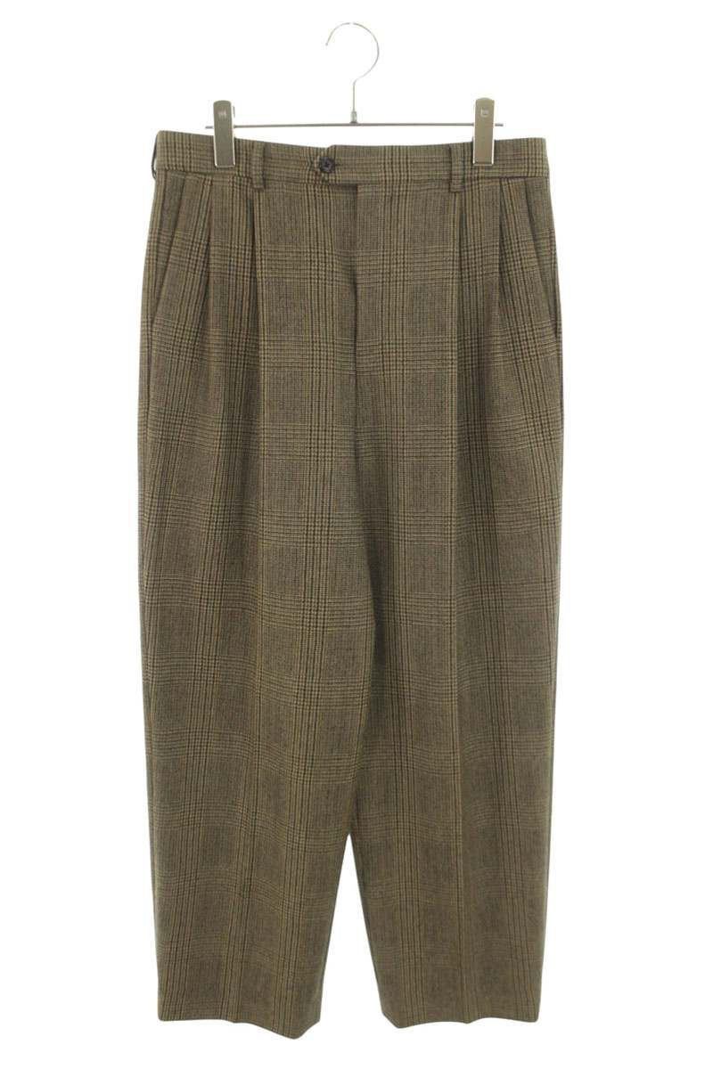セリーヌ CELINE 大きさ:48  Skate Pants Prince Of Wales Check 2P555983N グレンチェックロングパンツ(赤銅色調)【204062】【OM10】【メンズ】【中古】bb378#rinkan*B