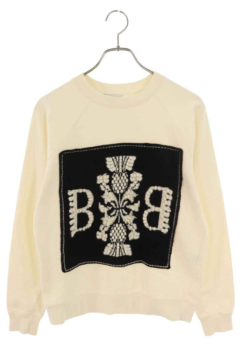 バリー BALLY 大いさ:S ニットロゴクルーネックスウェット(白いこと×黒いこと)【504062】【BS99】【メンズ】【中古】bb205#rinkan*B メンズファッション-トップス