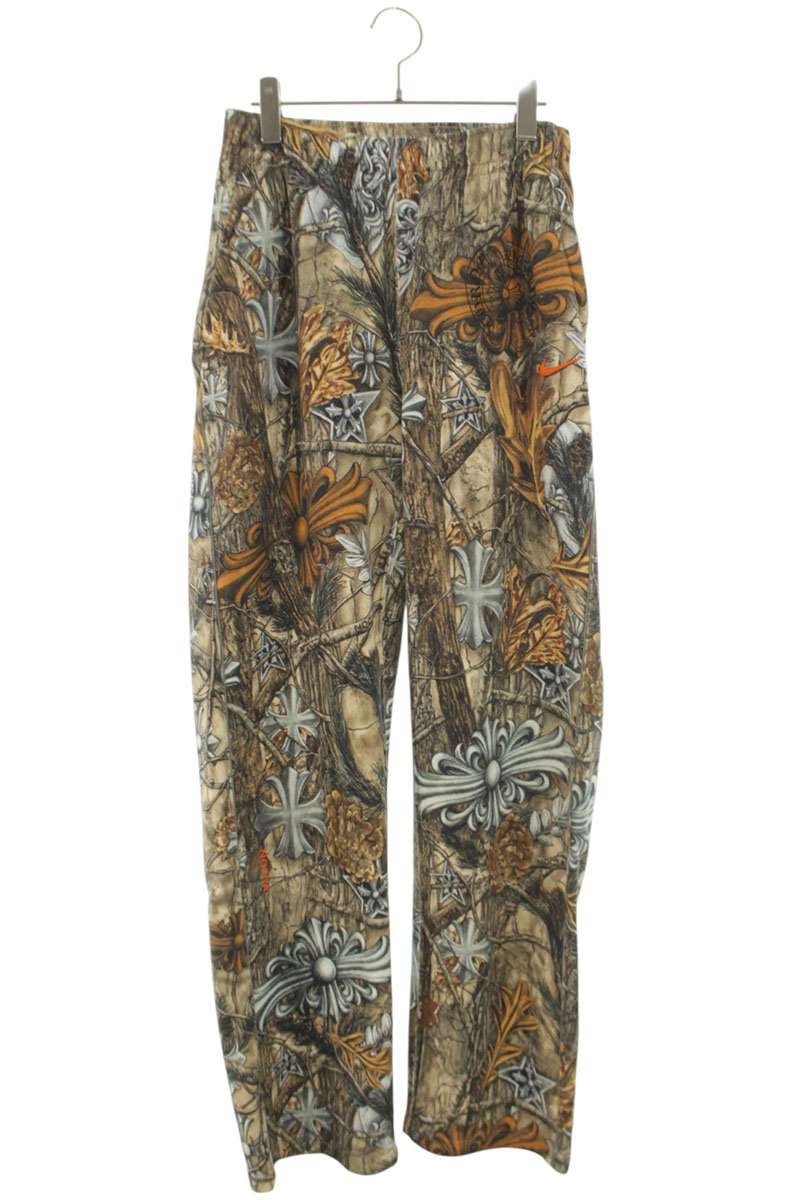 クロムハーツ Chrome Hearts 大きさ:S  NOCTA PANTS DRAKE ナイキドレイク総柄スウェットロングパンツ(赤銅色調×しろがね色)【304062】【os06】【メンズ】【中古】bb453#rinkan*S