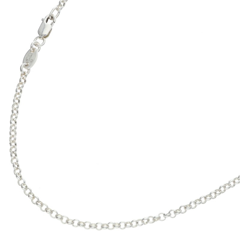 クロムハーツ Chrome Hearts 大きさ:18inch  NECKCHAIN R18 ロールチェーン18inch しろがね色首飾り(しろがね色 4.89g)【105062】【HJ12】【小物】【中古】bb409#rinkan*B