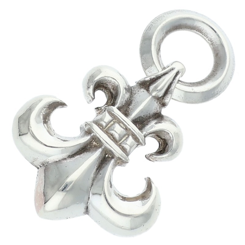 クロムハーツ Chrome Hearts   BS FLUER CHARM BS太陽フレア引きつける 引きつける しろがね色首飾りとっ始め(しろがね色 7.08g)【105062】【HJ12】【小物】【中古】bb409#rinkan*B