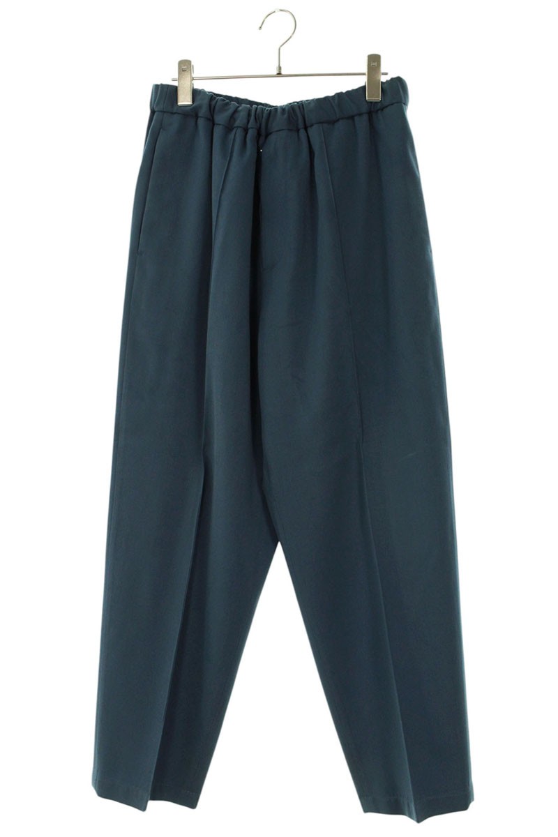 ジルサンダー JILSANDER　 サイズ:46 23SS J22KA0126 イージースラックスロングパンツ(ブルー調)【904062】【BS99】【メンズ】【中古】bb377#rinkan*B