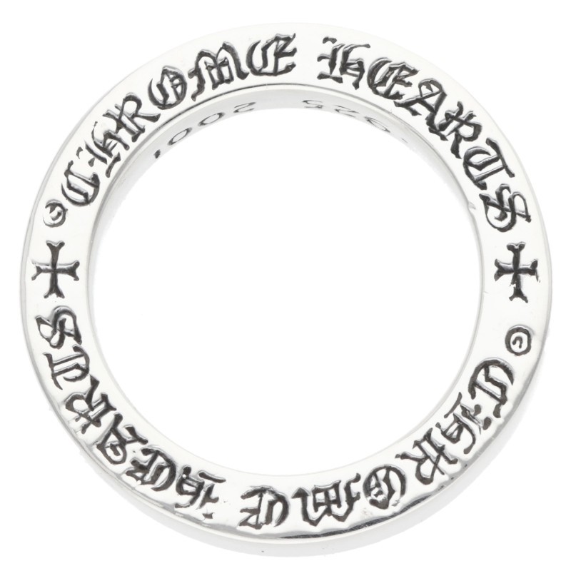 クロムハーツ Chrome Hearts　 サイズ:8.5号 3mm SPACER PLN 3mmスペーサープレーン シルバーリング(シルバー 5.68g)【504062】【SS07】【小物】【中古】bb62#rinkan*B 39,039円