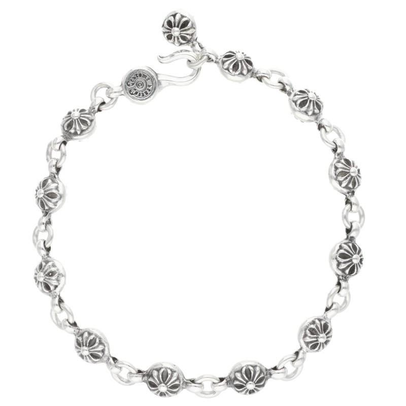クロムハーツ Chrome Hearts   NO1 BALL #1はりつけ台どんぶり鉢 しろがね色腕輪(しろがね色 48.91g)【504062】【SS07】【小物】【中古】bb409#rinkan*B