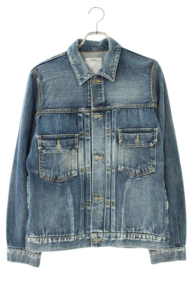 ビズビム VISVIM　 サイズ:2 11AW VS0001827 ソーシャルスカルプチャーデニムジャケット(インディゴ)【804062】【BS99】【メンズ】【中古】bb51#rinkan*B