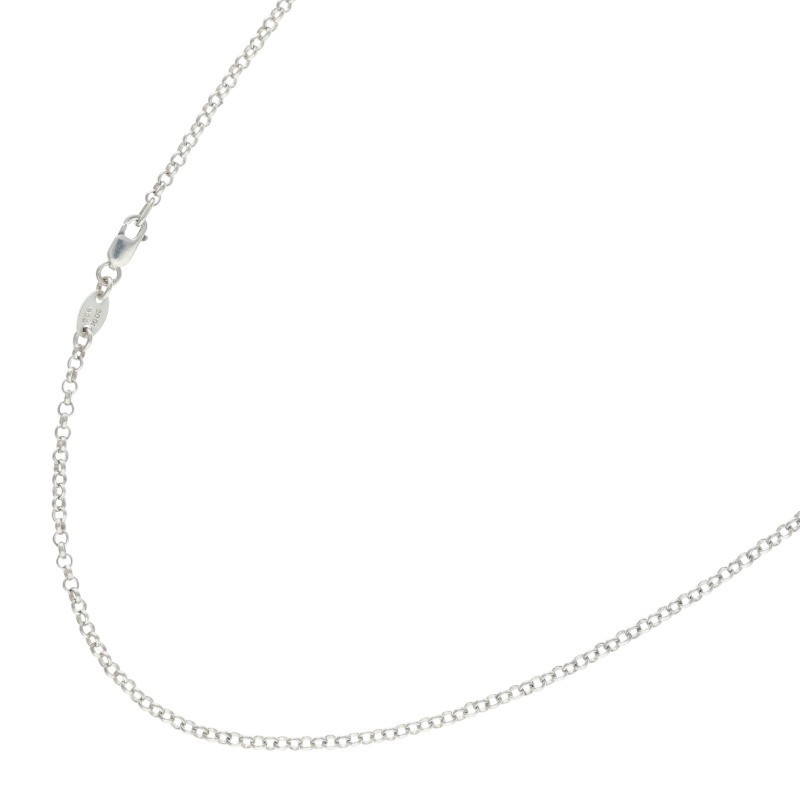 クロムハーツ Chrome Hearts 大きさ:18inch  NECKCHAIN R18 ロールチェーン18inch しろがね色首飾り(しろがね色 5.23g)【105062】【HJ12】【小物】【中古】bb33#rinkan*B