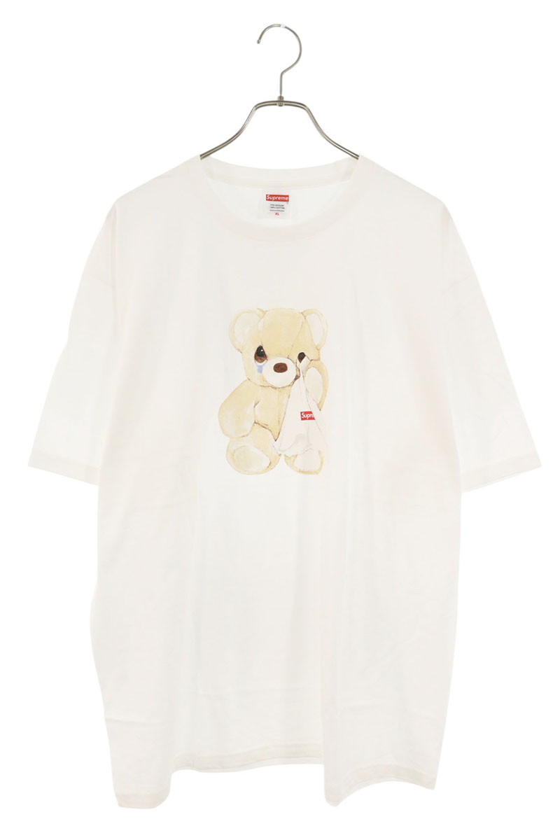シュプリーム SUPREME　 サイズ:XL 25SS Bear Tee ベアプリントTシャツ(ホワイト)【604062】【OM10】【メンズ】【中古】bb51#rinkan*S
