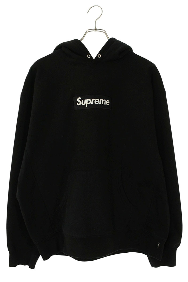 シュプリーム SUPREME　 サイズ:M 23AW Box Logo Hooded Sweatshirt ボックスロゴフーデッドスウェットシャツパーカー(ブラック)【804062】【BS99】【メンズ】【中古】bb380#rinkan*C