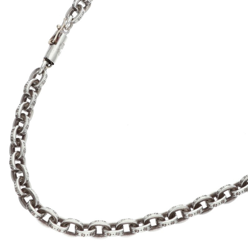 クロムハーツ Chrome Hearts　 サイズ:20inch PAPER CHAIN 20 ペーパーチェーン20inch シルバーネックレス(シルバー 37.17g)【904062】【OS06】【小物】【中古】bb326#rinkan*B