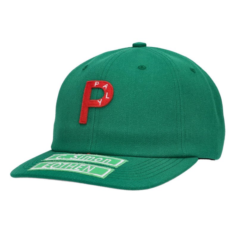 パリーハリウッド Paly Hollywood 大きさ:UNI  26SS  8U003Q1010GRN 5 PANEL WOOL P紋章鳥打ち帽(緑であること)【504062】【SB01】【小物】【新古品】bb78#rinkan*N