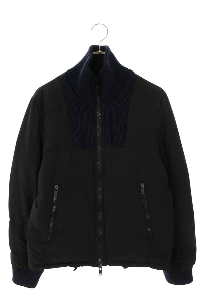 メゾンマルジェラ Maison Margiela　 サイズ:48 50AM022944043 ドライバーズニットドッキングダウンジャケット(ブラック)【604062】【SB01】【メンズ】【中古】bb334#rinkan*B