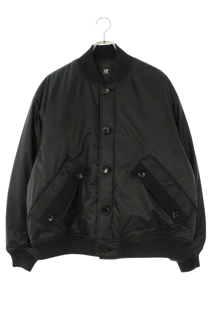 ディーベック D-VEC　サイズ:3 VF-2BL00859 WR REAMIDE DOBBY FLIGHT JACKET フライトジャケットブルゾン(ブラック)【904062】【BS99】【メンズ】【中古】bb187#rinkan*B｜RINKAN