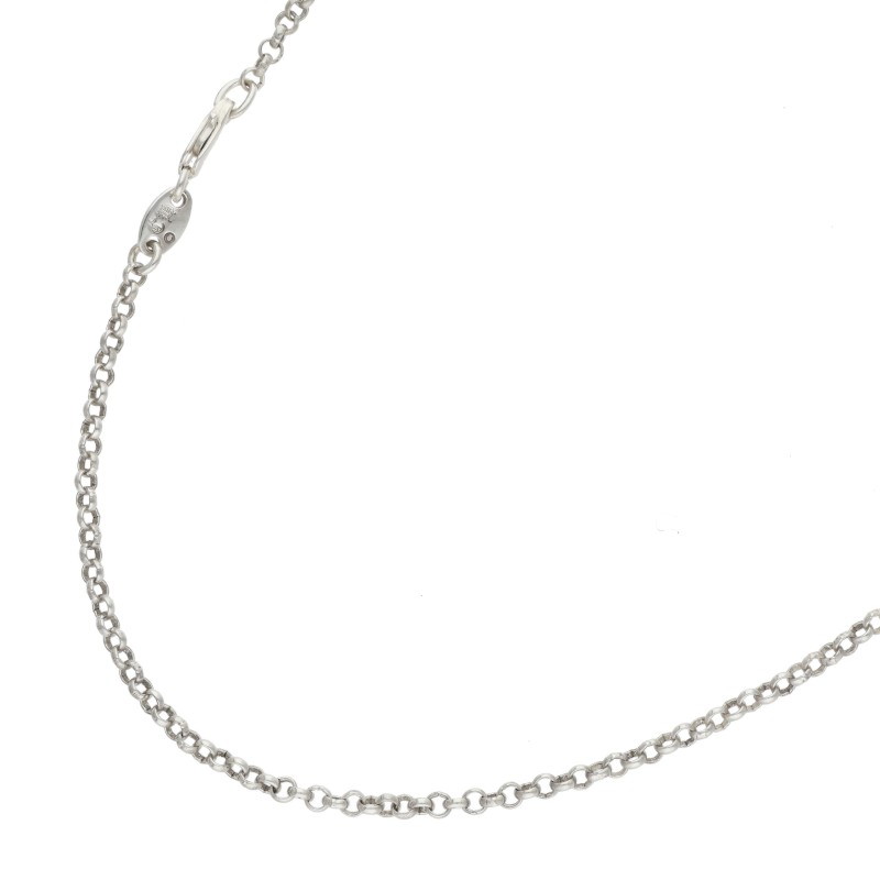 クロムハーツ Chrome Hearts　 サイズ:16inch NECKCHAIN R16 ロールチェーン16inch シルバーネックレス(シルバー 4.55g)【804062】【NO05】【小物】【中古】bb76#rinkan*B