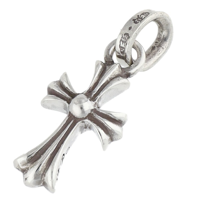 クロムハーツ Chrome Hearts　 CRS BBYFAT ベイビーファット チャーム シルバーネックレストップ(シルバー 2.12g)【804062】【NO05】【小物】【中古】bb334#rinkan*B