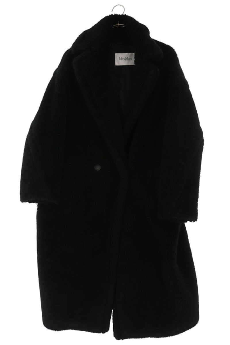 マックスマーラ MaxMara サイズ:M ファーロングコート(ブラック)【014062】【BS99】【メンズ】【中古】bb334#rinkan*B|RINKAN