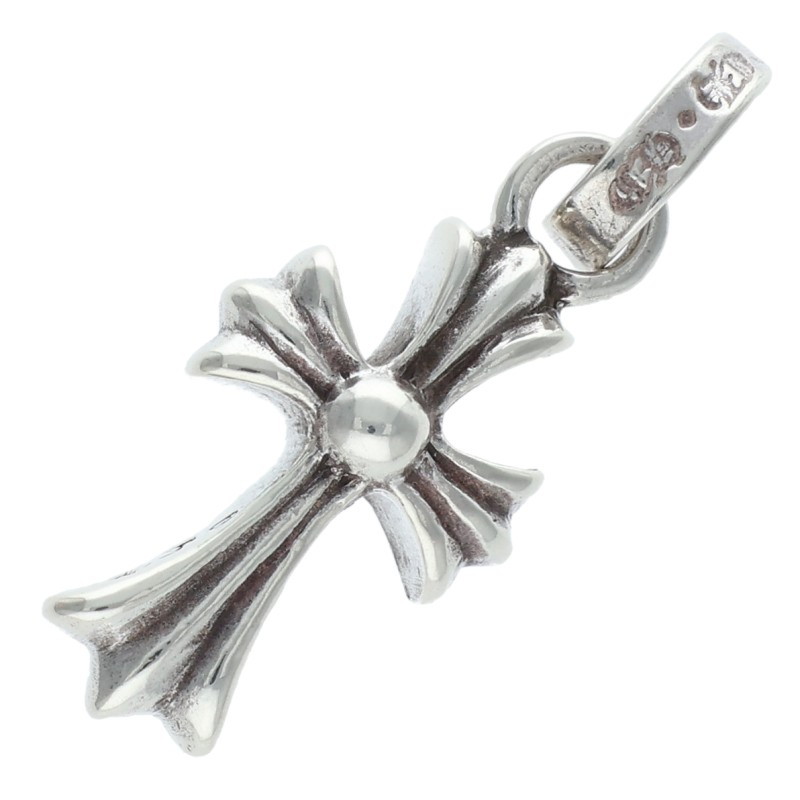 クロムハーツ Chrome Hearts CRS BBYFAT ベイビーファット チャーム シルバーネックレストップ(シルバー 2.05g)【314062】【NO05】【小物】【中古】bb170#rinkan*B |RINKAN