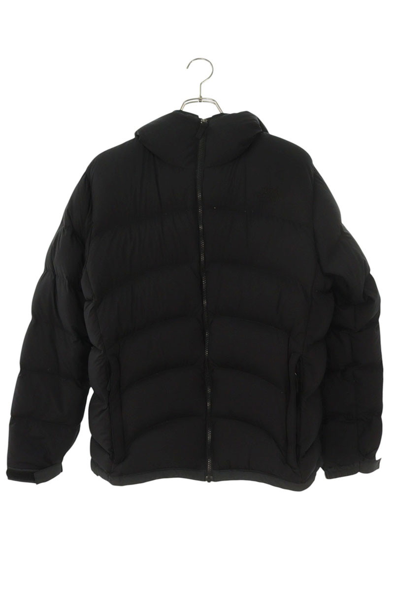 ノースフェイス THE NORTH FACE サイズ:L ND91647 フード付きナイロンジップアップダウンジャケット(ブラック)【014062】【BS99】【メンズ】【中古】bb297#rinkan*B|RINKAN