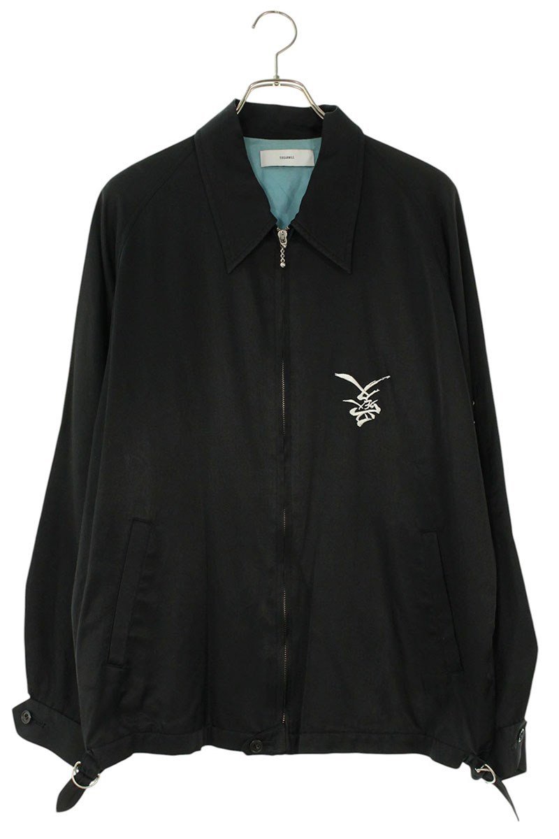シュガーヒル SUGARHILL　 サイズ:M 19AW 19AWJK05 レーヨンスカジャンブルゾン(ブラック)【214062】【BS99】【メンズ】【中古】bb455#rinkan*B