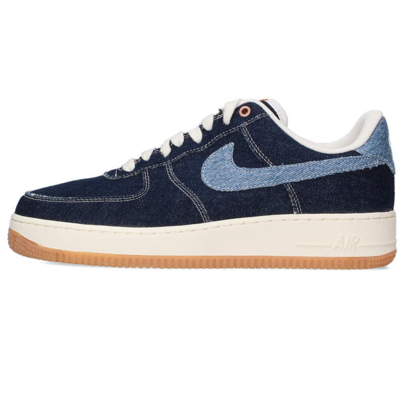 ナイキ NIKE ×リーヴァイズジーンズ LEVI\u0027S 大いさ:27.5糎  AIR FORCE 1 CI5766-994 空軍1スニーカー(インディゴ×青碧×赤銅色)【514062】【BS99】【メンズ】【小物】【中古】bb455#rinkan*A