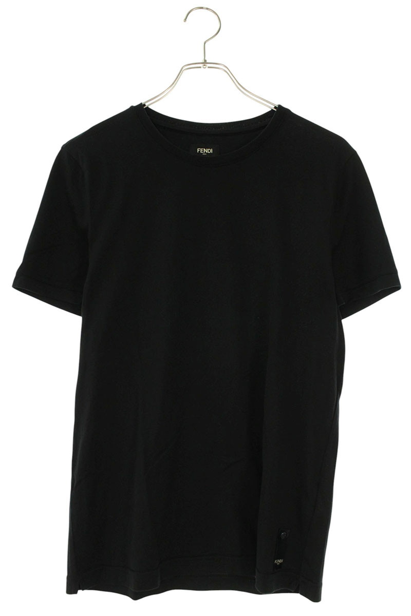 フェンディ FENDI 大きさ:XS  FY0894 AH1A バックプレートロゴプルオーバー(黒いこと)【214062】【BS99】【メンズ】【中古】bb344#rinkan*B