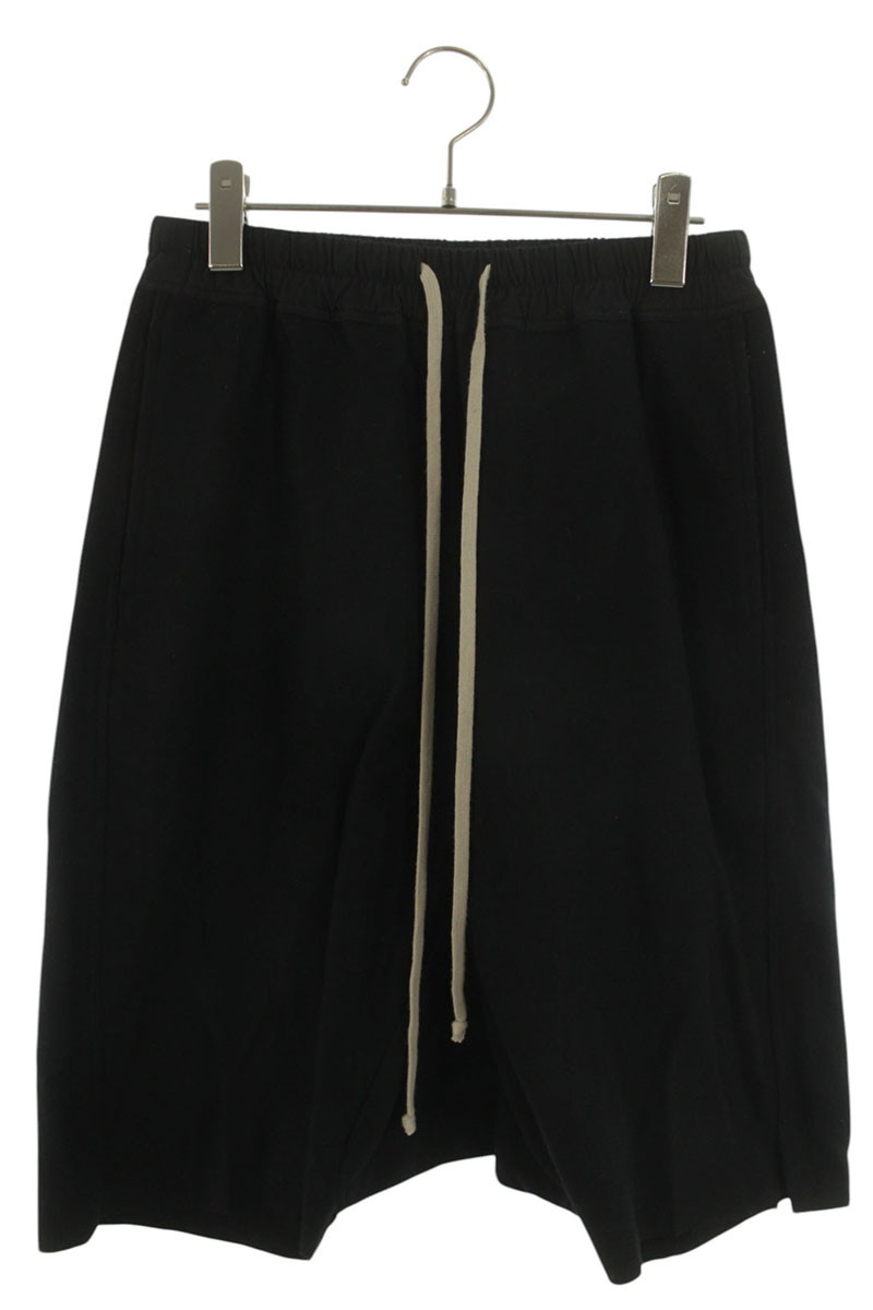 リックオウエンス Rick Owens 大いさ:38  15AW  RO15F1350-M ポッズサルエルハーフパンツ(黒いこと)【114062】【SB01】【メンズ】【中古】bb463#rinkan*B メンズファッション-ズボン・パンツ