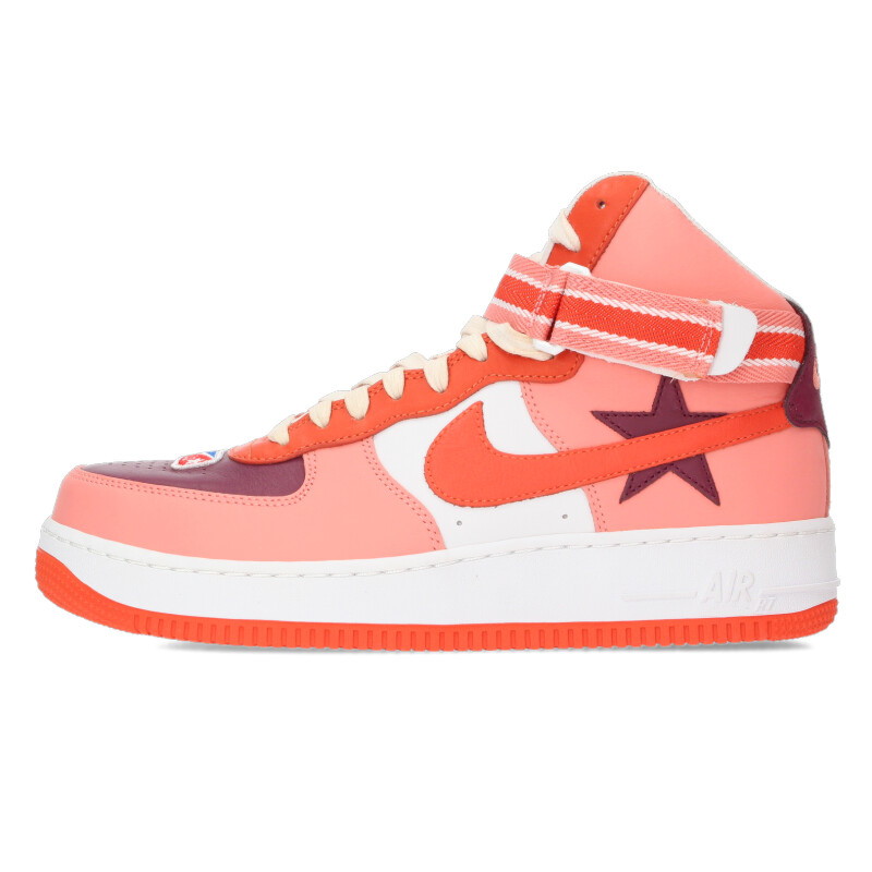 ナイキ NIKE 大きさ:27.5珊  AQ3366-601 Air Force 1 High Riccardo Tisci All-Star 空軍1 ご機嫌スニーカー(さくら色)【614062】【BS99】【メンズ】【小物】【中古】bb33#rinkan*B
