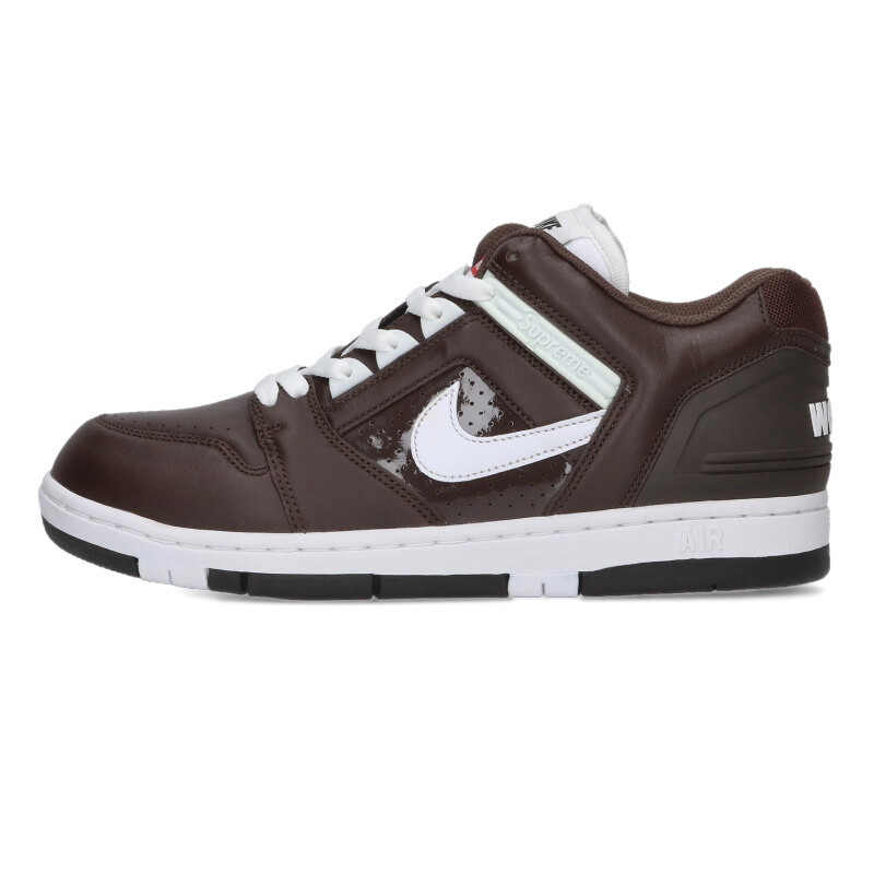 ナイキ NIKE ×シュプリーム SUPREME サイズ:27cm AA0871-212 Supreme SB Air Force 2 Low Baroque Brown SB エアフォース2スニーカー(ブラウン)【514062】【BS99】【メンズ】【小物】【中古】bb33#rinkan*S|RINKAN