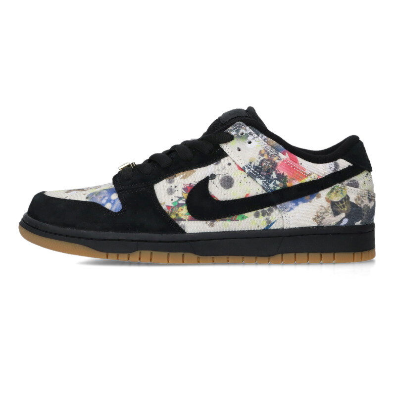 ナイキ NIKE ×シュプリーム SUPREME 大いさ:28糎  FD8778-001 Supreme SB Dunk Low Rammellzee SB ダンク 置き目スニーカー(黒いこと)【514062】【BS99】【メンズ】【小物】【中古】bb33#rinkan*S