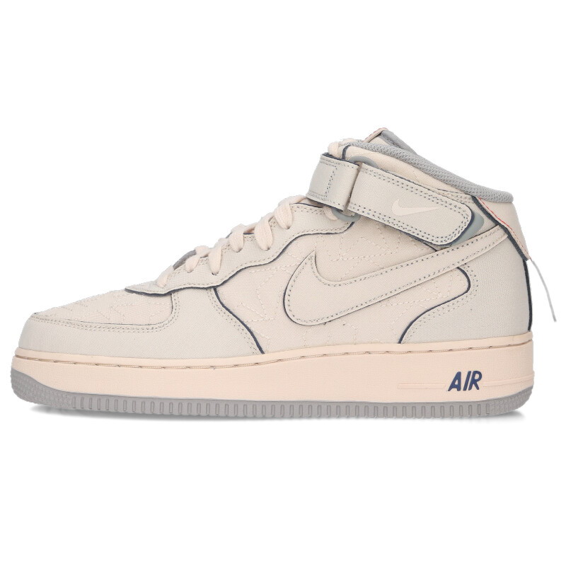 ナイキ NIKE 大きさ:27珊  DZ5367-219 Air Force 1 Mid Pearl White 空軍1 ミッド パールホワイトスニーカー(ベージュ)【314062】【BS99】【メンズ】【小物】【中古】bb33#rinkan*A