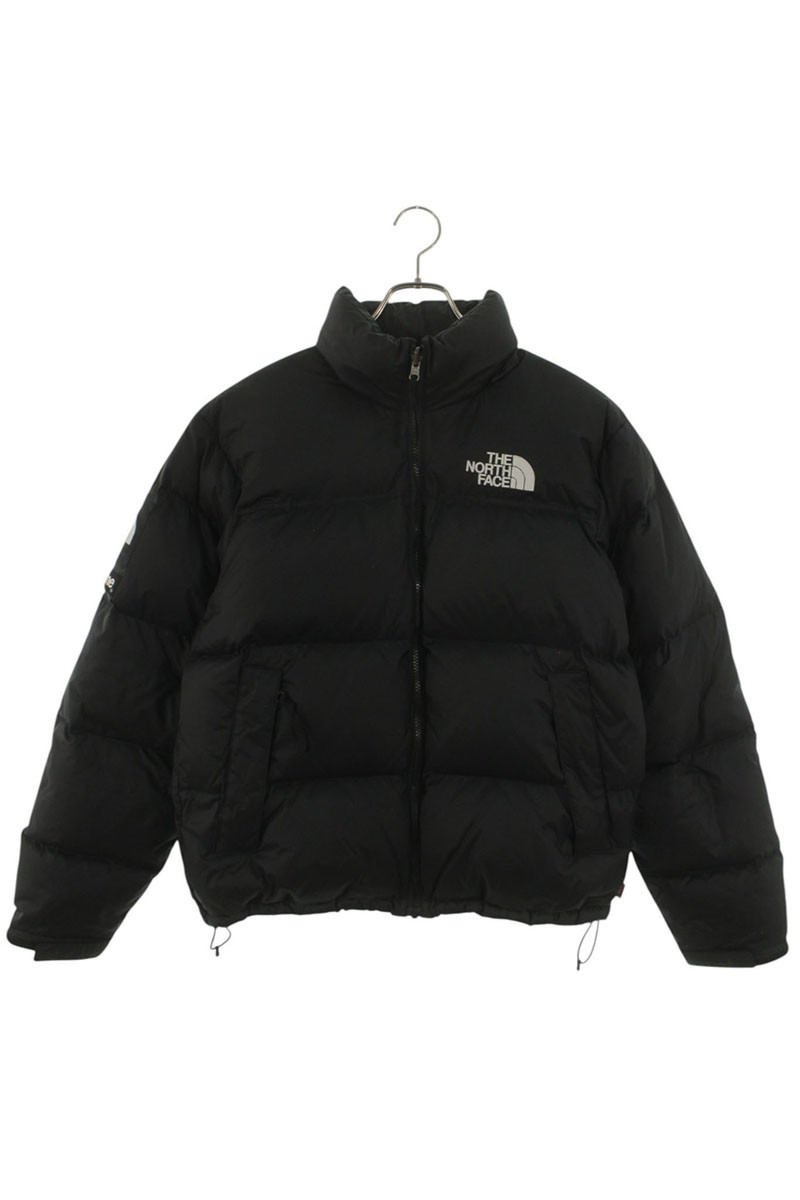 シュプリーム SUPREME　 ×ノースフェイス THE NORTH FACE サイズ:S 24AW Nuptse Jacket ナイロンダウンジャケット(ブラック)【414062】【SB01】【メンズ】【中古】bb212#rinkan*B