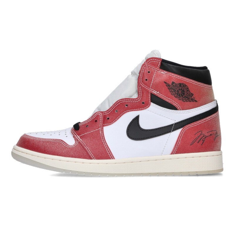ナイキ NIKE 大きさ:28.5糎  AIR JORDAN 1 RETRO HIGH OG SP DA2728-100 エアジョーダン1レトロハイオージートロフィールームスニーカー(白いこと×赤いこと)【914062】【BS99】【メンズ】【小物】【中古】bb30#rinkan*S