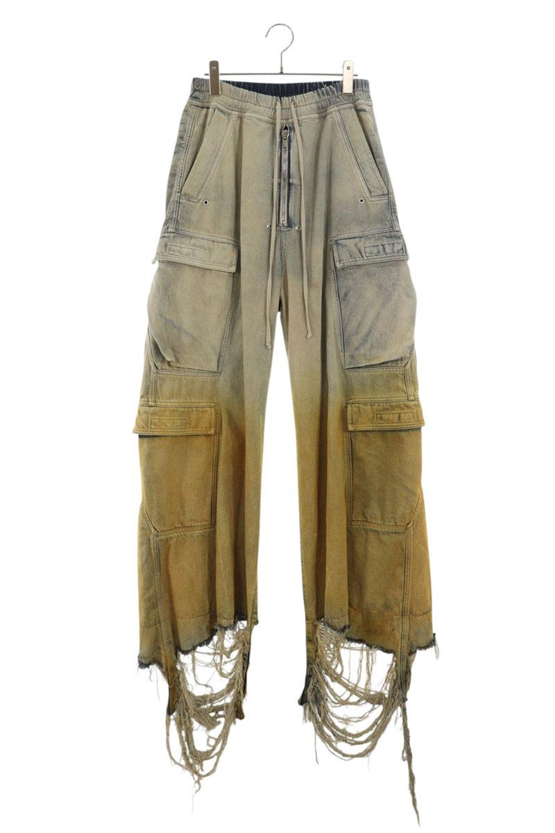 ダークシャドウ DRKSHDW　サイズ:XS DU01D1398-DKYDFR DOUBLE CARGO JUMBO BELAS ダブルカーゴジャンボベラデニムパンツ(インディゴ&times;オレンジ)【614062】【SS13】【メンズ】【中古】bb205#rinkan*B｜RINKAN