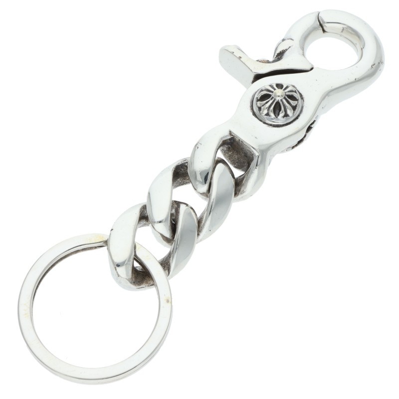 クロムハーツ Chrome Hearts　 サイズ:ショート CLP CHN CLASSIC-S ショートクラシックリンク シルバーウォレットチェーン(シルバー 48.14g)【814062】【SS07】【小物】【中古】bb134#rinkan*C
