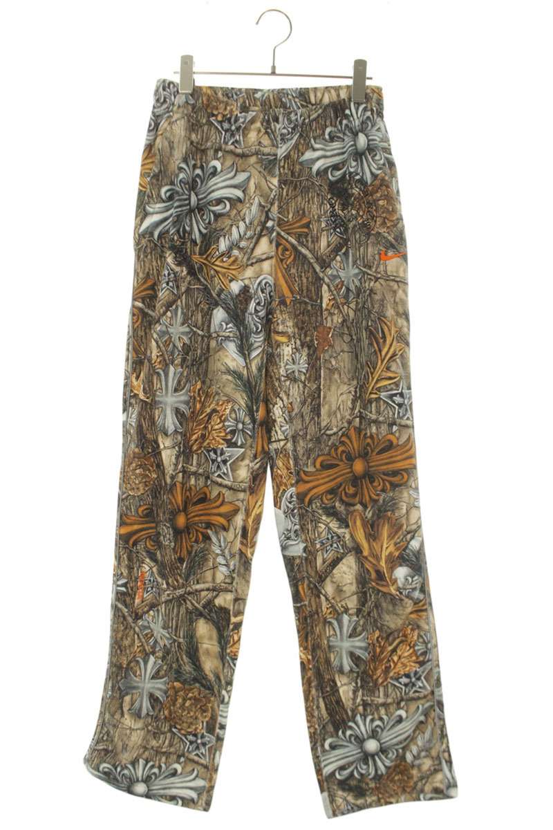 クロムハーツ Chrome Hearts ×ナイキ NIKE 大きさ:S  NOCTA PANTS DRAKE ナイキドレイク総柄スウェットロングパンツ(ベージュ調)【914062】【os06】【メンズ】【中古】bb470#rinkan*B