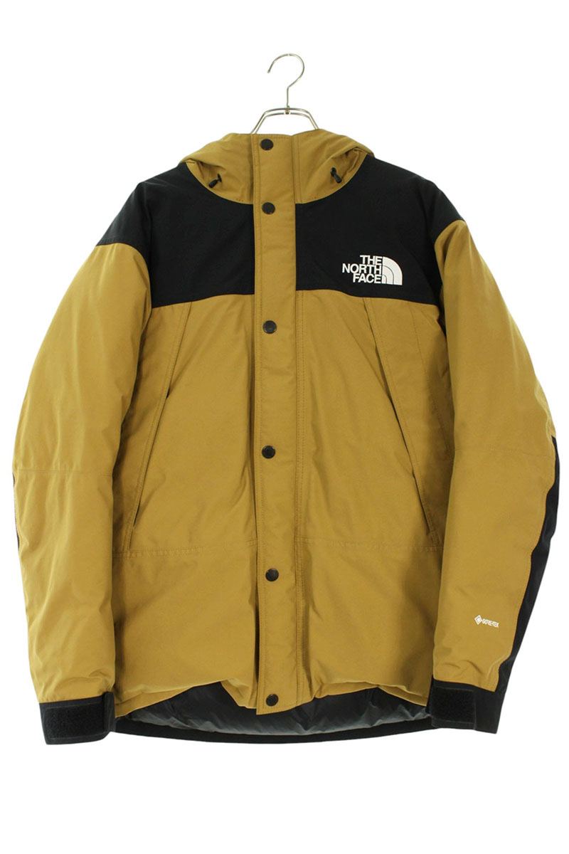 北の方人間の顔 THE NORTH FACE 大きさ:XL  Mountain Down Jacket ND91930 マウンテンダウンジャケット(黄色調)【914062】【BS99】【メンズ】【中古】bb411#rinkan*B