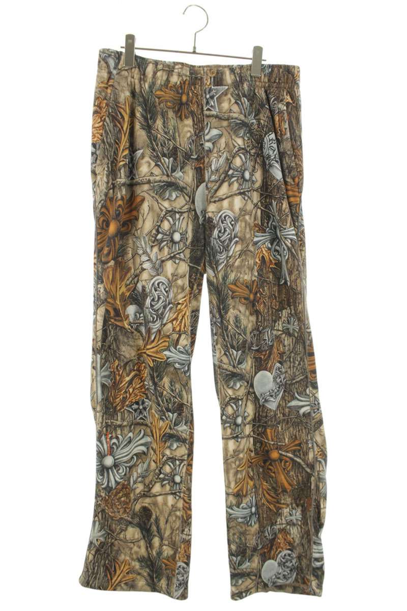クロムハーツ Chrome Hearts ×ナイキ NIKE 大きさ:L  NOCTA PANTS DRAKE ナイキノクタ総柄スウェットロングパンツ(赤銅色)【714062】【GZ11】【メンズ】【中古】bb384#rinkan*B