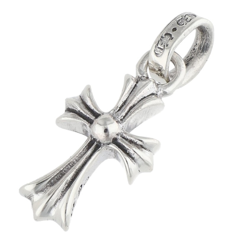 クロムハーツ Chrome Hearts   CRS BBYFAT ベイビーファット 惹きつける しろがね色首飾りいの一番(しろがね色 2.23g)【914062】【SS07】【小物】【中古】bb434#rinkan*B