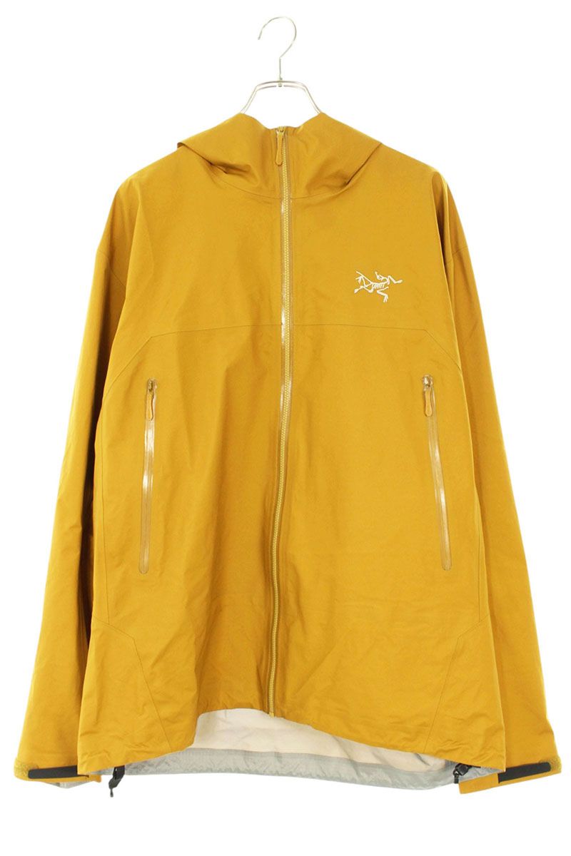 アークテリクス ARCTERYX　サイズ:XL BETA JACKET M ロゴ刺繍ジップアップブルゾン(ブラウン調)【914062】【BS99】【メンズ】【中古】bb456#rinkan*B｜RINKAN