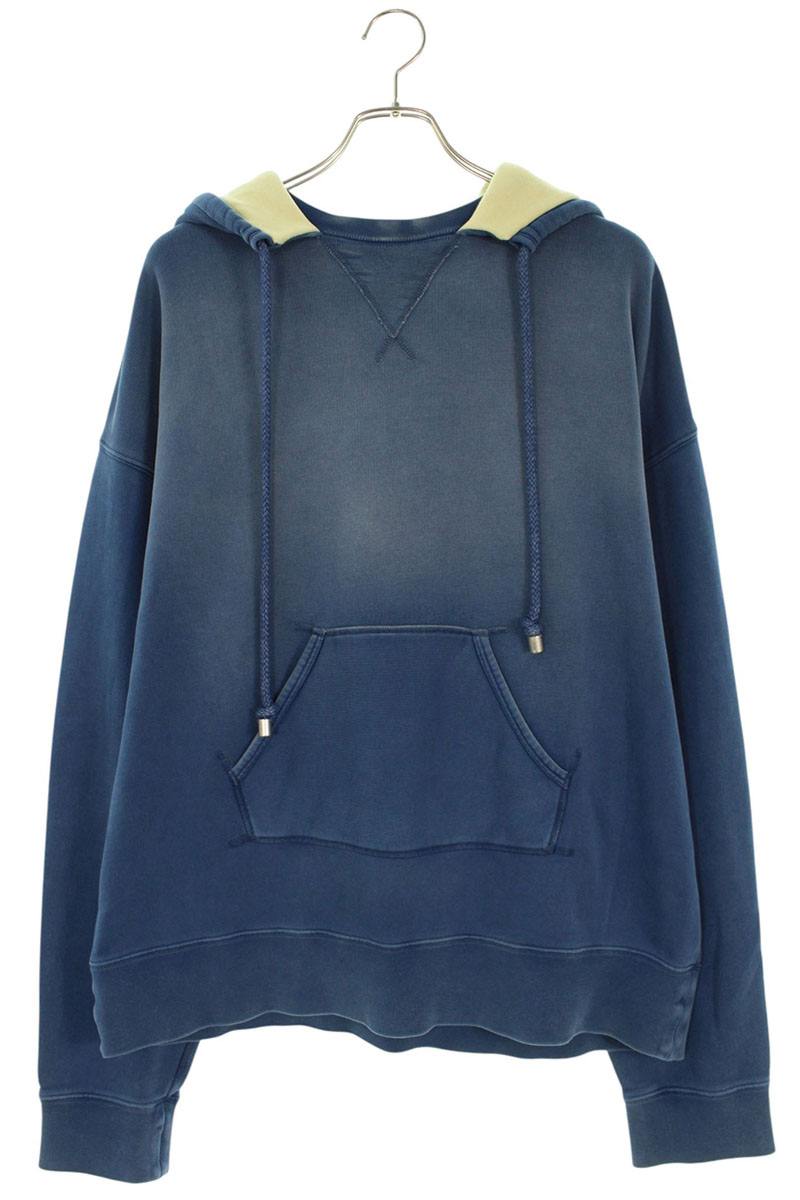 ロエベ LOEWE　サイズ:XXL H526Y25X44 ウォッシュド加工パーカー(ネイビー)【914062】【SB01】【メンズ】【中古】bb456#rinkan*A｜RINKAN