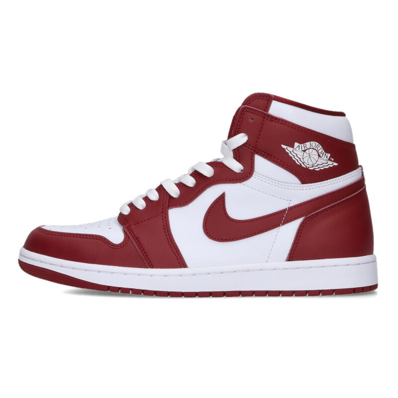 ナイキ NIKE 大きさ:29糎  DZ5485 160 AIR JORDAN1 RETRO HIGH OG エアジョーダン1レトロハイオージースニーカー(ボルドーワイン×白いこと)【224062】【BS99】【メンズ】【小物】【中古】bb456#rinkan*S