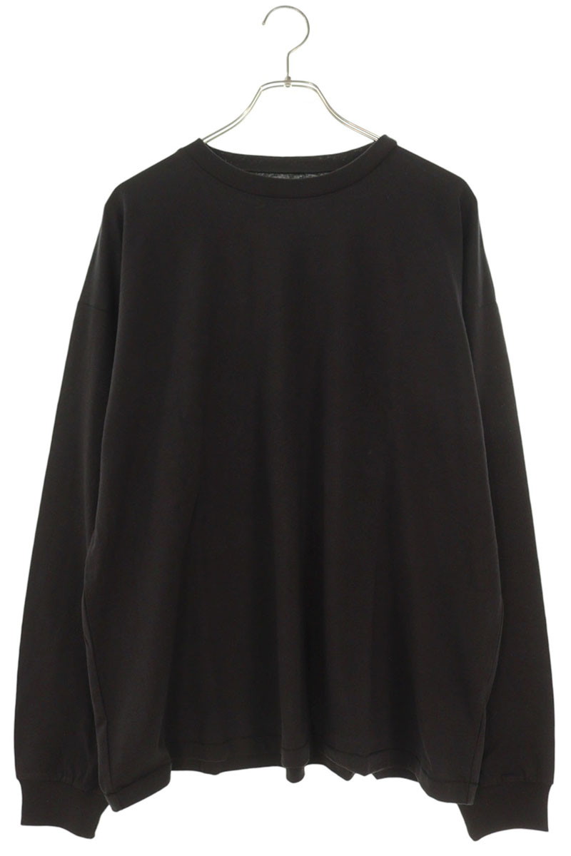 イージー YEEZY　サイズ:2 LS-03 BASE LONG SLEEVE クルーネック長袖カットソー(ブラック)【105062】【BS99】【メンズ】【中古】bb87#rinkan*S｜RINKAN