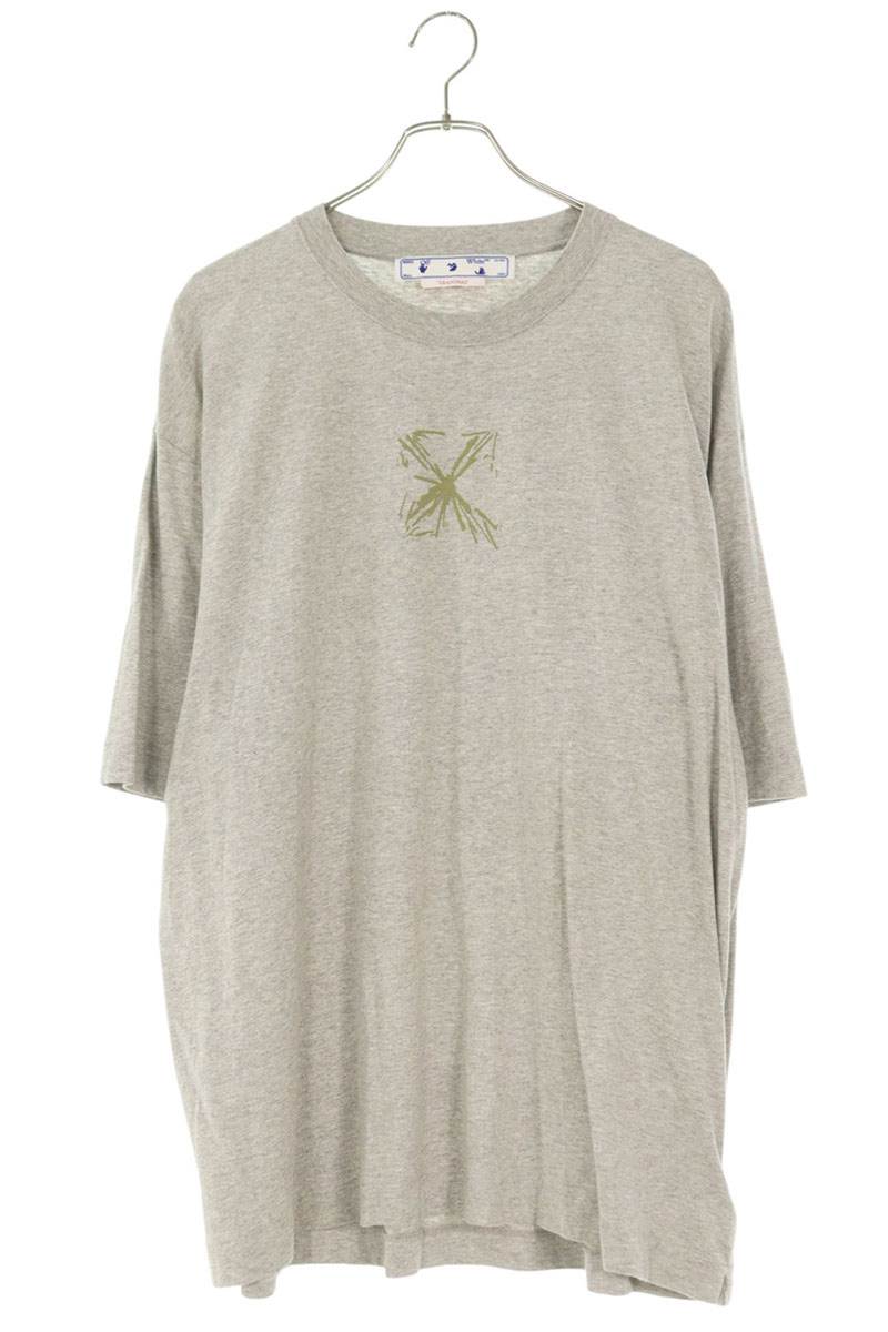 象牙色 OFF-WHITE 大きさ:XL  OMAA120S23JER002 矢刷り上げるプルオーバー(薄墨色)【224062】【OM10】【メンズ】【中古】bb419#rinkan*B
