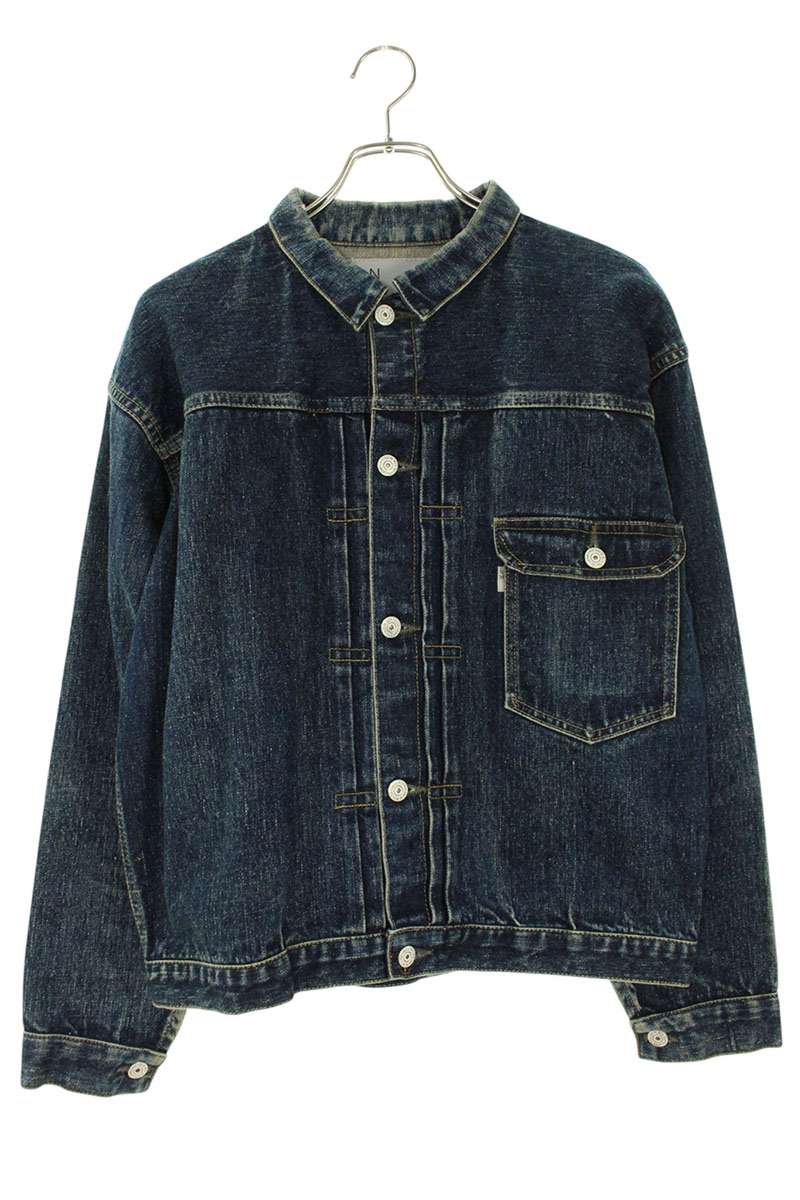 ニューマニュアル New Manual   001 T-BACK DENIM Tバックファーストデニムジャケット(インディゴ)【224062】【SB01】【メンズ】【中古】bb78#rinkan*B