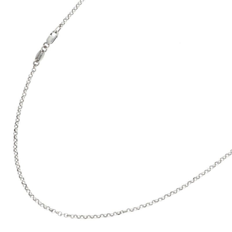 クロムハーツ Chrome Hearts サイズ:20inch NECKCHAIN R20 ロールチェーン20inch シルバーネックレス(シルバー 5.57g)【724062】【FK04】【小物】【中古】bb30#rinkan*B |RINKAN