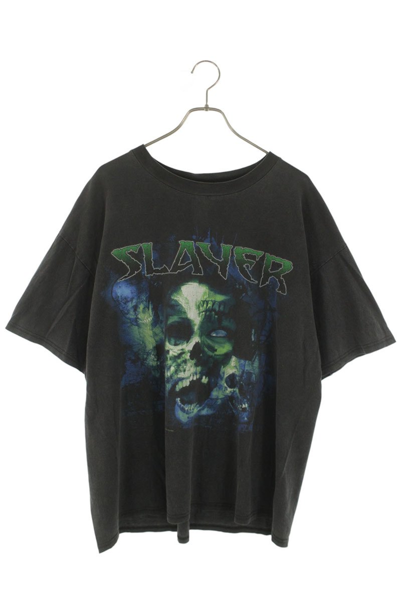 ヴィンテージ VINTAGE   00s  SLAYER スレイヤー 2000 Skull BandTプルオーバー(黒いこと)【524062】【FK04】【メンズ】【中古】bb30#rinkan*C